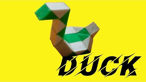 How to making snake cube duck |malayalam