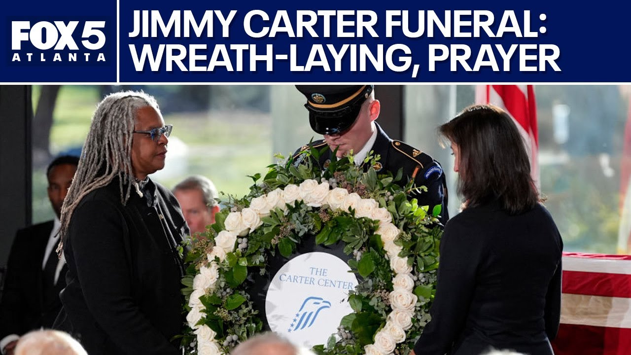 Jimmy Carter Funeral: Wreath-laying, Lord's Prayer | FOX 5 News