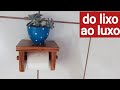 como fazer porta papel higiênico de madeira,DIY.