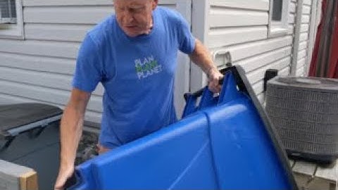 Recycling Trash Can Wheel Replacement