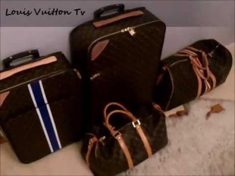 Louis Vuitton 1:1 Replica Review - Collection Keepall 45 & 55 Pegase 60 & 65 HD - YouTube