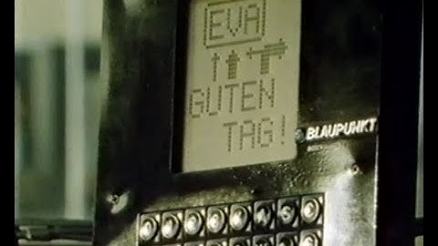 ZDF 17.12.1984 - Microprozessor/Microcomputer - Folge 13 - Computer Anwendungen (u.a. EVA Navi 1984)