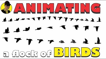 OpenToonz 2D animation tutorial - Adding a flock of animated birds to a scene