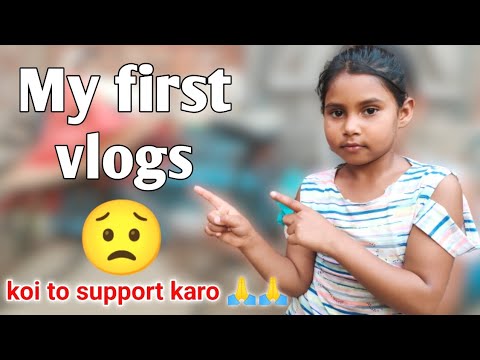 my first vlog 😱 my first video my first vlog today🔥 - YouTube