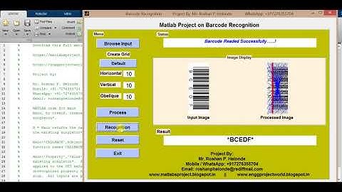 Barcode Recognition using Image Processing