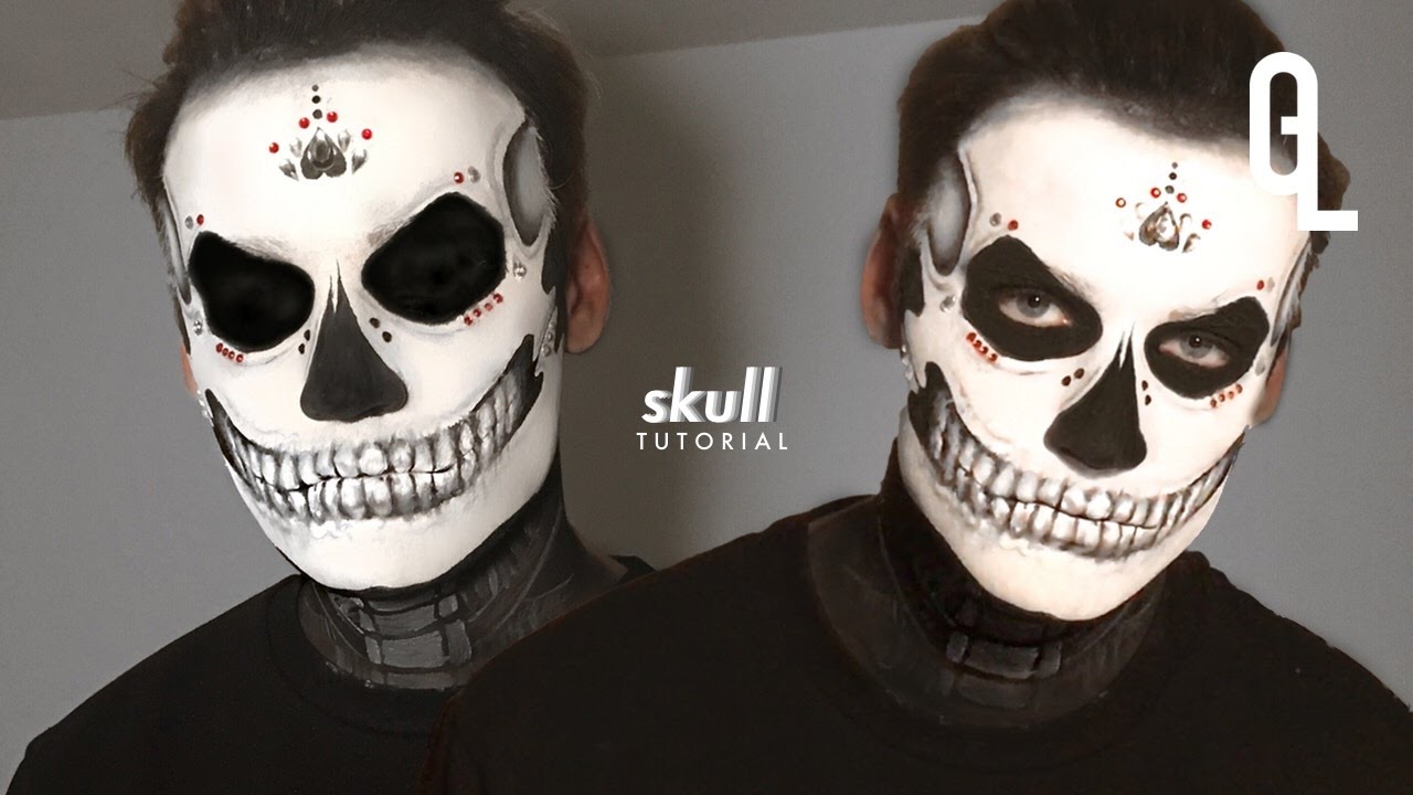 Easy Skull Makeup Tutorial