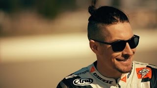 Hitting the track with Nicky Hayden