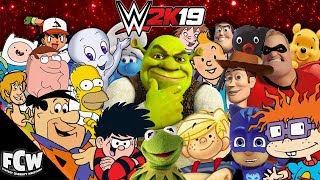 WWE 2K19 | Cartoon Character Royal Rumble | 30 Man