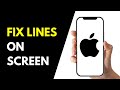 How To FIX Random Lines On iPhone Screen | Fix Black Line in iPhone Screen after iOS Update