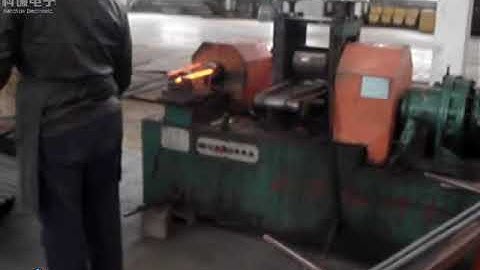 Anchor Bolts Head Induction Forging With Induction Heating Machine