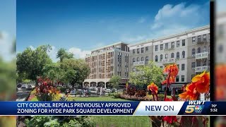 City council repeals previously approved zoning for Hyde Park Square development