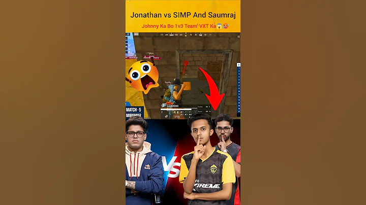 Johnny 1v3 Team' VXT | Wait For End | Jonathan Gaming #viral #shorts #jonathan #spower #godlike