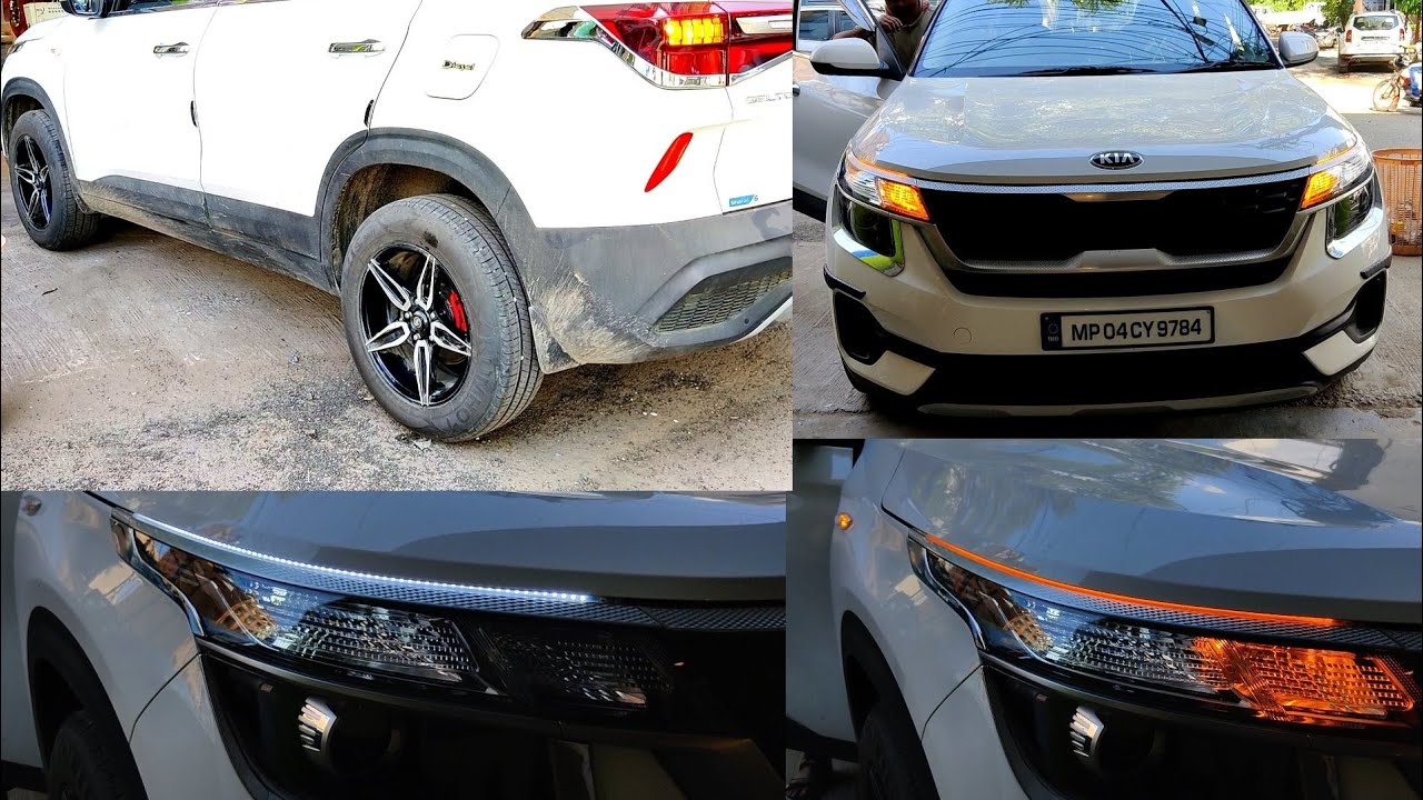 KIA Seltos 16"inches Neo Alloy Wheels, Matrix DRL, Kia Seltos Accessories, YouTube