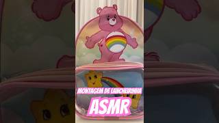 ASMR LANCHEIRA INFANTIL #asmr #ursinhoscarinhosos #lancheirainfantil