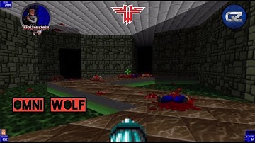 OmniWolf (Wolf 3d in Doom 2) E1M1 + Map01 - plus other mods gameplay PC