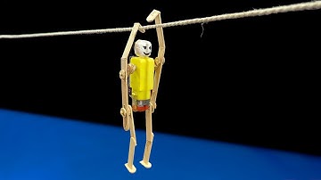 DIY Rope Climbing Robot | How to Make a Science Project with DC Gear Motor