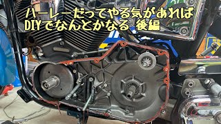 【tc88FXDL】20年10万キロ古いハーレのオイル漏れはDIYで　組立編