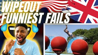 🇬🇧BRIT Reacts To WIPEOUT - THE FUNNIEST FAILS!