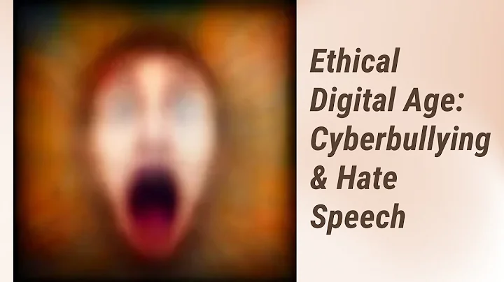 Cyberbullying and Hate Speech: Navigating the Digital Age Ethically