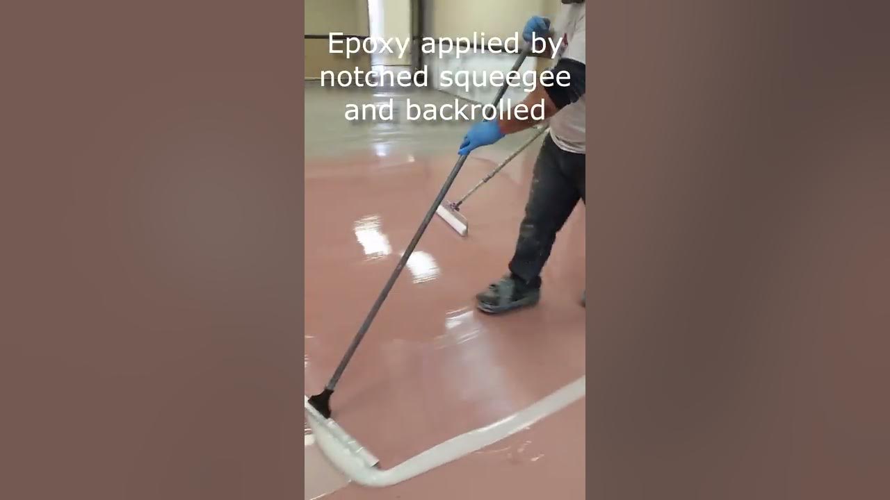 Applying Epoxy Floor Over Asbestos Glue with PerfectPrimer YouTube