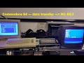 Commodore 64 ist Datasette für KC 85/3 ("Westcomputer" speist "Ostcomputer")