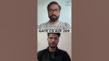 GATE #computerscience Topper On His College #iit #btech #mtech