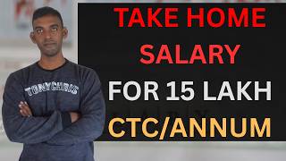 15 Lakh Package Monthly In-Hand Salary|Reality Explained|₹15,00,000 CTC =How Much Take Home Salary?