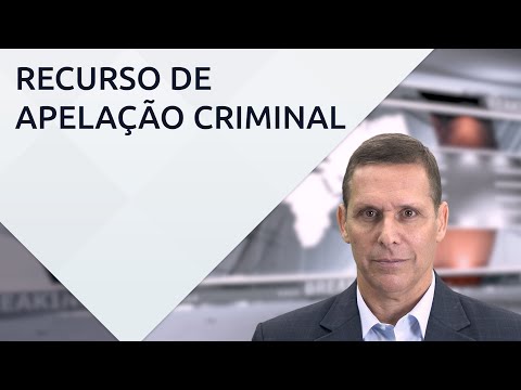 Recurso de apelação criminal - com professor Fernando Capez