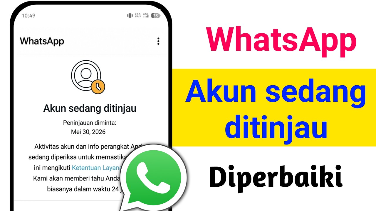 WhatsApp Akun sedang ditinjau Masalah 2026 || Akun sedang ditinjau Masalah di WhatsApp