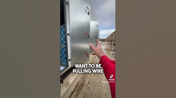 Installing Devices on a Giant Air Handler #hvac #controls #appletonelectric #electrician #electrical