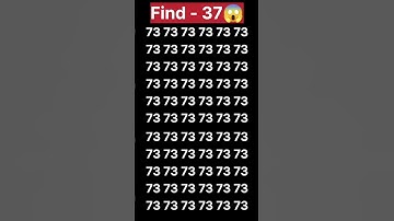 Can You Find the Secret Number in This Puzzle? 🤯🔥 #puzzle #findit #viral