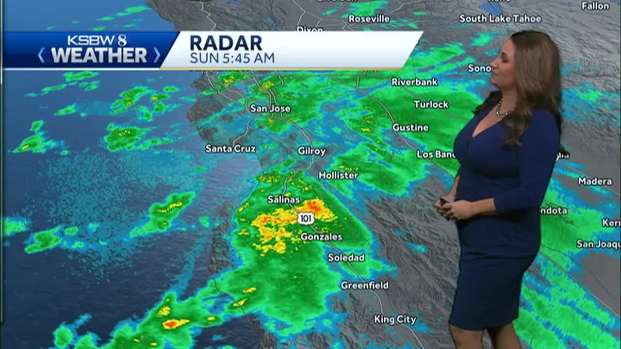 Spotty showers Sunday, then a cool week ahead - YouTube