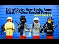 LEGO Call of Duty: Navy Seals Army SWAT Police & Special Forces Minifigures Set 1