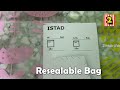Ikea ISTAD Resealable Bag Pink 6L Yellow 4.5L Unboxing Beg Plastik Ikea