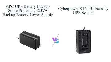 APC UPS Battery Backup vs CyberPower Standby UPS 💡🔋