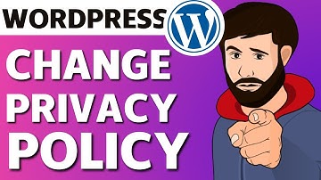 How to Change Privacy Policy Link on Wordpress (2021)