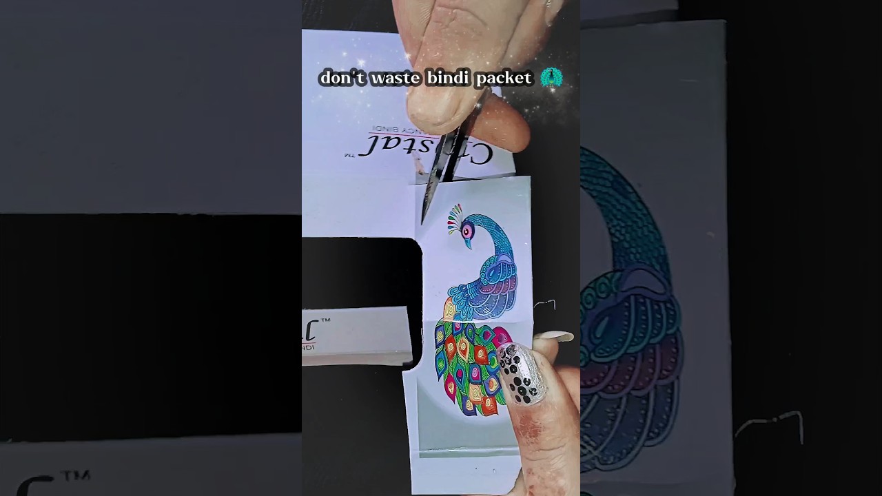 🦚😍Don't waste bindi packet reuse again