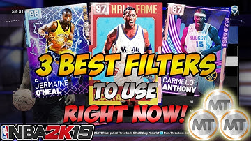 NBA 2K19 MYTEAM - 3 SNIPING FILTERS TO USE RIGHT NOW!!