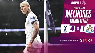 RICHARLISON FAZ DOIS GOLS EM JOGO MÁGICO, e Tottenham goleia Newcastle I Melhores Momentos image