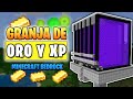 GRANJA DE ORO para Minecraft Bedrock 1.20 y 1.21