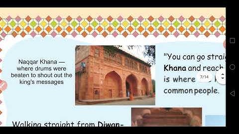 A trip to Red Fort. Mapping your way. Class 5 maths