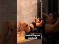 Janhvi Kapoor workout #celebrity #janhvikapoor #workout #fitness
