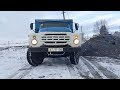 Запуск ЗИЛ 130 дизель андория 6,5 после одного месяца простоя_ Launch of the ZIL 130 diesel