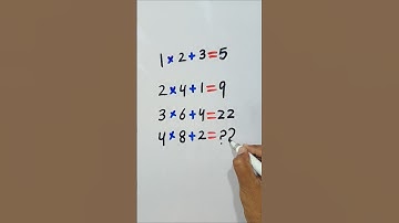 4×8+2=?? #shortvideo #maths