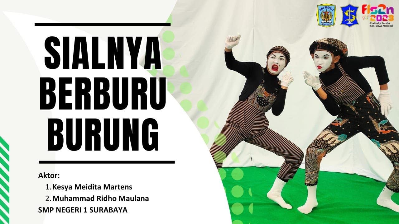 Juara 1 FLS2N Jenjang SMP 2023 Tingkat Kota Surabaya _ Cabang Pantomim _ SMPN 1 Surabaya