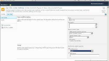 Microsoft SharePoint Server 2010 Training - Creating Content Types