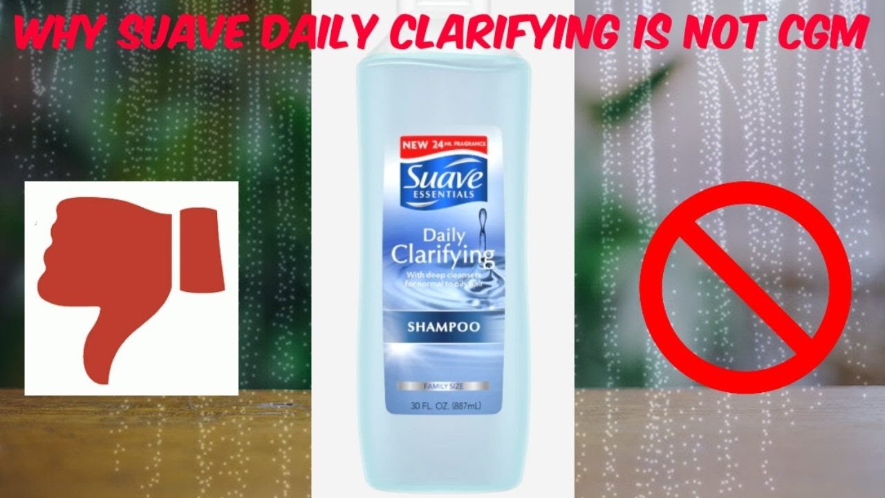 Why Suave Daily Clarifying Shampoo is NOT Curly-Girl-Method-Approved – Red  Carpet Curls