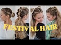  trendy  viral festival hairstyles to try 2023  easy diy hairstyle hack tiktok coiffure facile