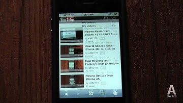 A: How to Stop Screen Rotating & Lock Orientation on iPhone 4S/4/3GS - iPhone Tutorial 8