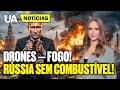 Posto de gasolina em chamas: a Ucrânia está DESTRUINDO completamente o império petrolífero de Putin!